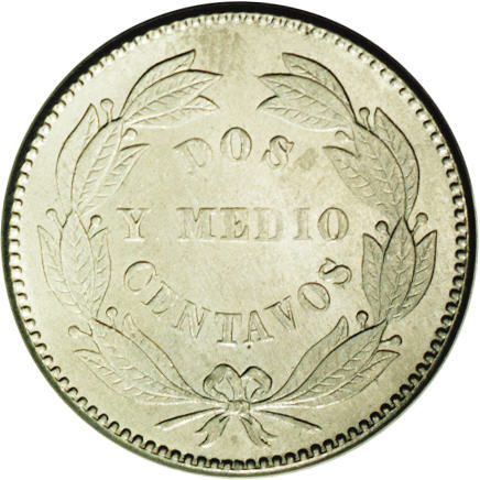 Moneda de 2 1/2 Centavos de Venezuela
